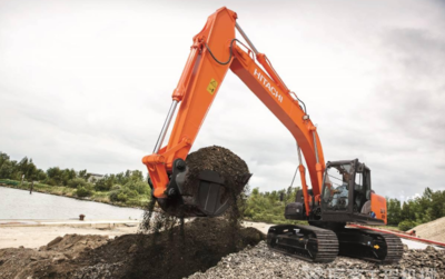 日立建機(jī)助力廣西旱改水項(xiàng)目
